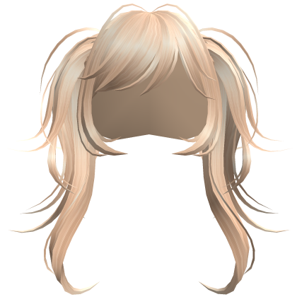 Kawaii K-pop Blonde high pigtail hair thumbnail
