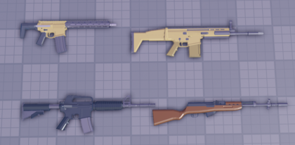 Modern Assault Rifles Pack preview 2