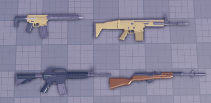 Modern Assault Rifles Pack preview 2
