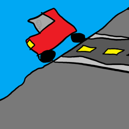 drive you car into nothingness
