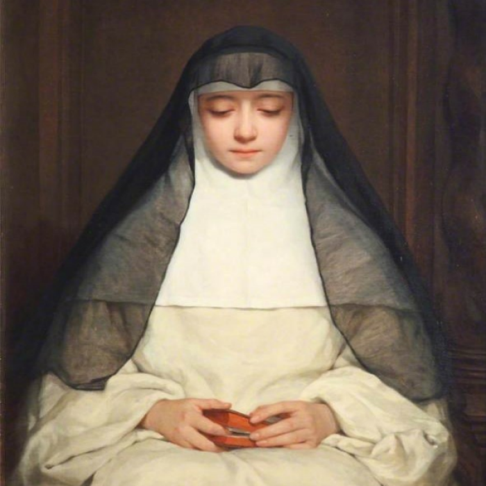Nun Looking Down (Painting) Roblox decal