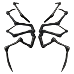 Black Back Leg Spider Limbs