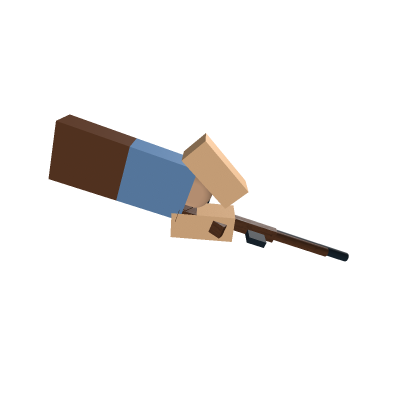 Guy whit a rifle gun