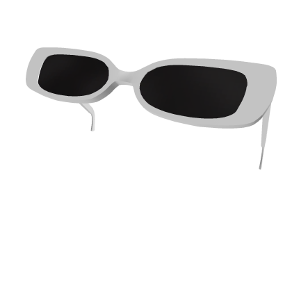 White Raised Sunglasses Roblox item