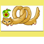 ~Avocado pretzel cat army ~