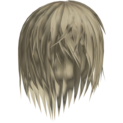 blonde wet emo hair 
