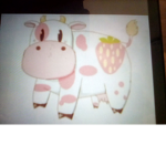 Strawberry cow pals!