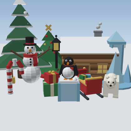 HD Winter Pack | 50 Trees, Snow and Props