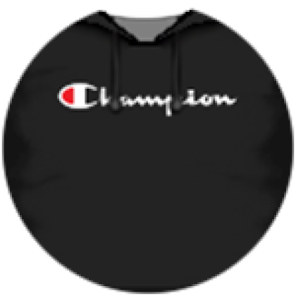 Black Champion Hoodie T Shirt Roblox