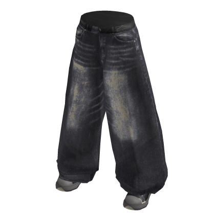 Worn Grey Jeans