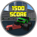 One round, 1500 score