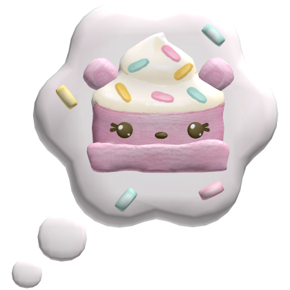 ꒰nomnom thinking bubble in pink
