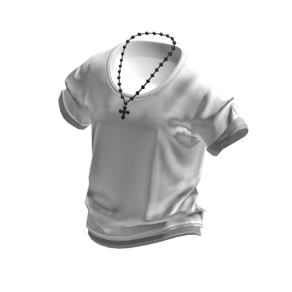 💗Y2K DOUBLE LAYERED T-SHIRT_WHITE thumbnail