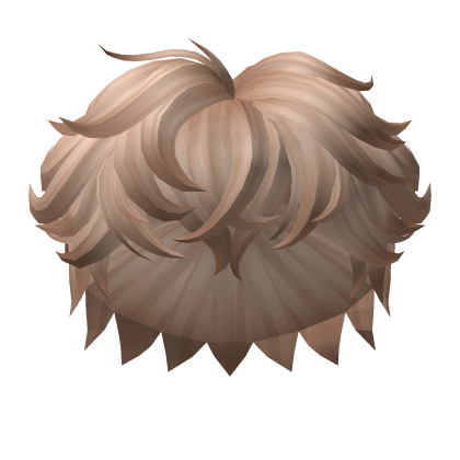 Messy Wavy Fluffy Hair Blonde Roblox item