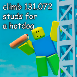 Climb 131.072 studs for a hotdog🌭