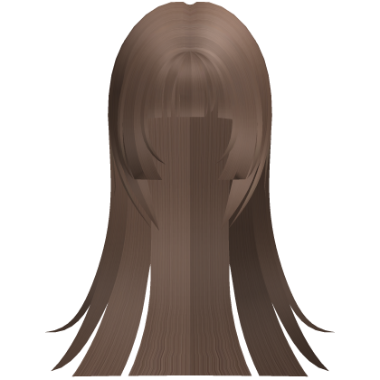 milktea cute hime straight cut long hair