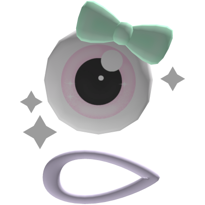. ‿♡ cute spooky eye hairclip halloween