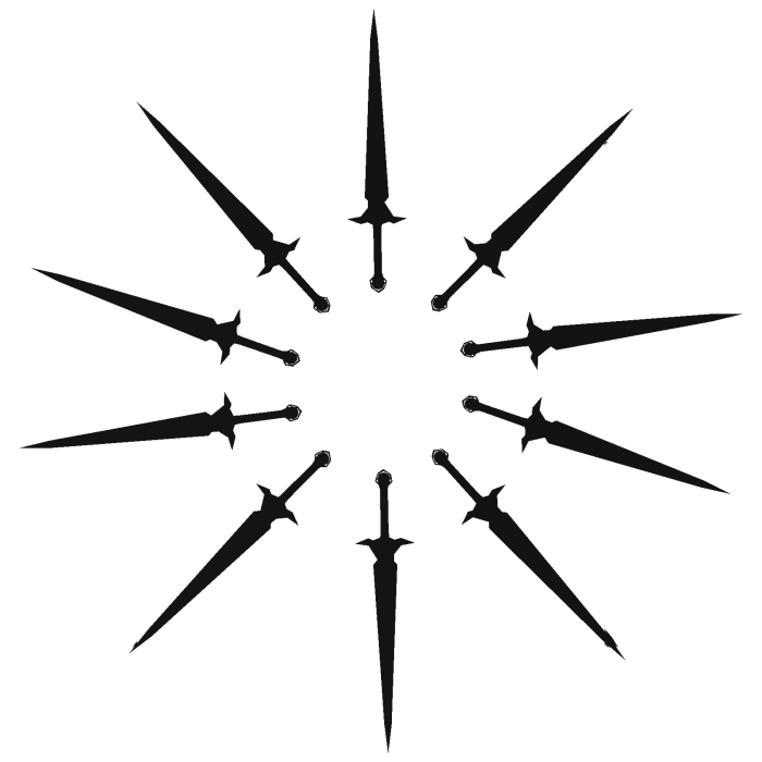 Cartoony White Void Sword Aura