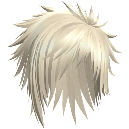 ♱ Blonde Swirled Spiky Scene Rockstar Hair 54. Roblox item thumbnail