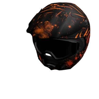 adidas Black and Orange Motorbike Helmet Roblox Item Rolimon s