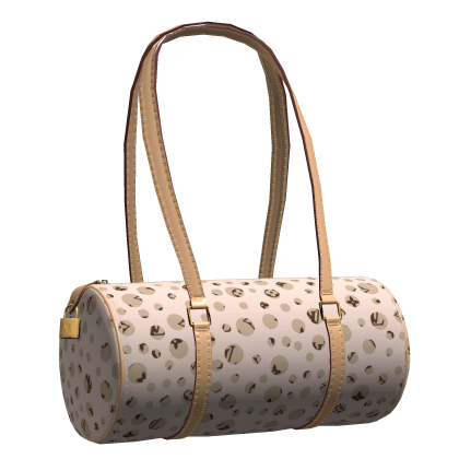 Beige Polka Dot Designer Bag