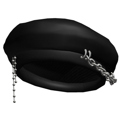 Black Chained Beret