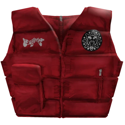 Red Glo Puffer Vest [3.0] | Roblox Item - Rolimon's
