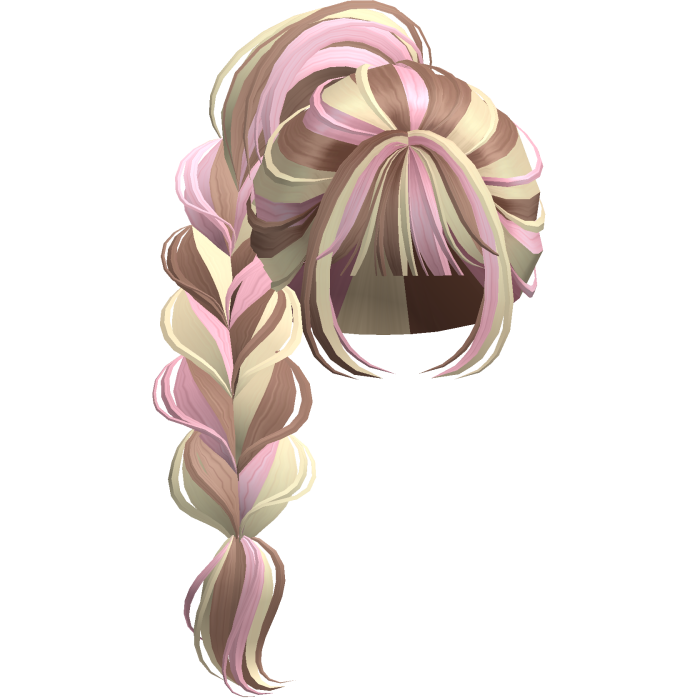 Braided Anime Princess Ponytail Honey Blonde