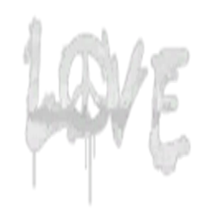 Love  peace Graffiti Roblox decal