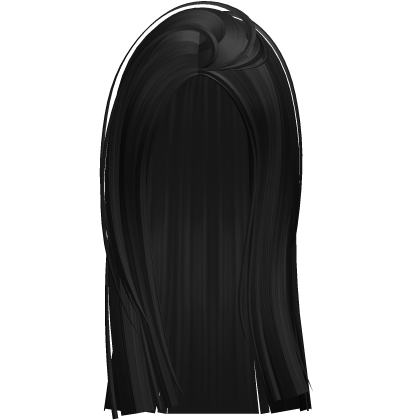 Wispy Straight Long Hair (Black v2) thumbnail