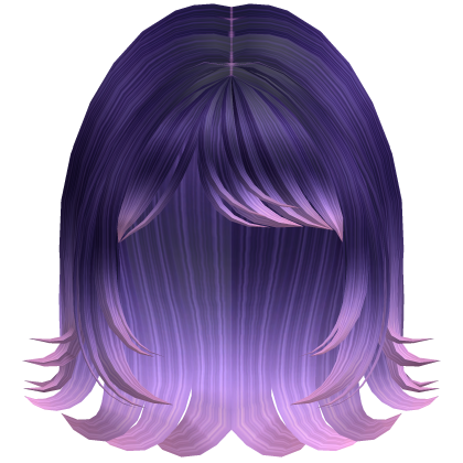 Soft Flipped Short Bob (Galaxy Purple)