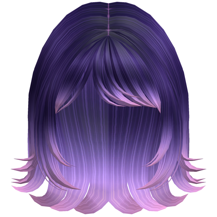 Soft Flipped Short Bob (Galaxy Purple)