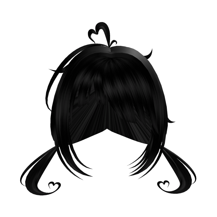 Cute pigtails with hearts from fluffyangelyc