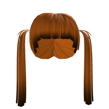Kawaii Alt Punk / Emo Twintails in Orange Roblox item