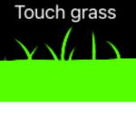 Touch grass!