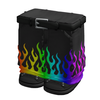 Rainbow Fire Jeans Blocky 1.0 thumbnail