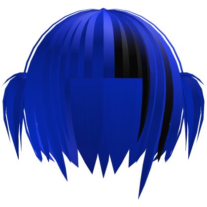 🕸️๋. ⭑ Mourning Gothic Pigtails || Blue