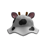 Crochet Cow Bucket Hat