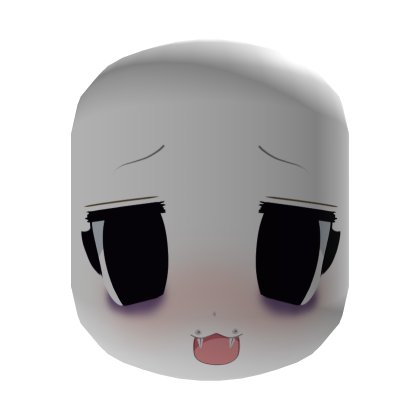 ♡ tired confused anime moe face ♡ Roblox item