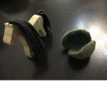 Horse and wool box