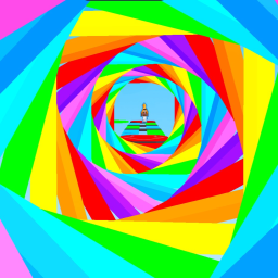 Easy Rainbow OBBY!