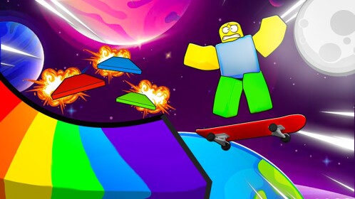 Obby But You're on a Skateboard