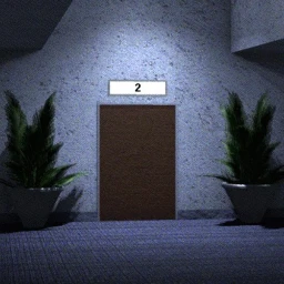 Abandoned offices icon