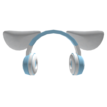 Blue Headphones Cute Ear ♥