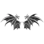 White Ethereal Dragon Wings