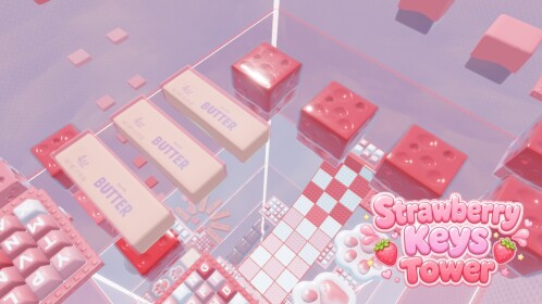 Strawberry Keys Slap Tower! 🍓