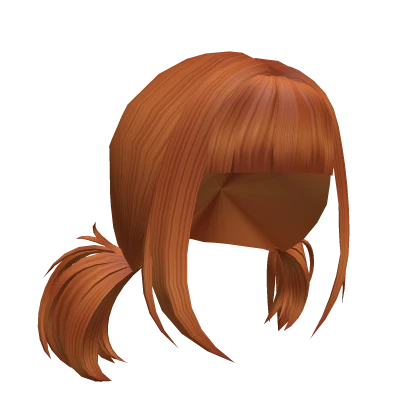 Roblox hair preview for Ginger Hair