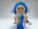 Pink and blue waves