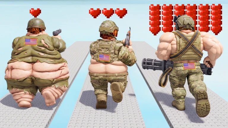 [UPD] +1ステップごとに兵士が1人増加します