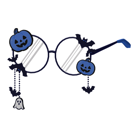 Blue Halloween Glasses